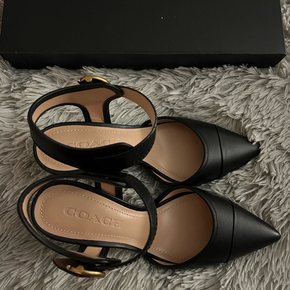 Coach Wren leather pumps